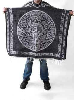 Mexican Poncho For Men - Aztek Calendar - BLACK 8 Mexican Poncho For Men - Aztek Calendar - BLACK -Gamboa Fashion 1 129bbdbb 1518 4fea 9437 c2f8994fae02