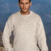 Gamboa Alpaca Hoodie For Men | Gray Melange