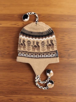 Andean Alpaca Hat With Braids