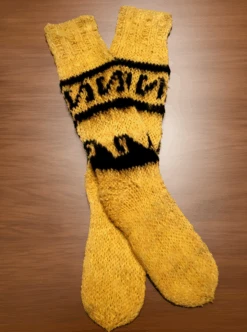 Yellow Alpaca Socks