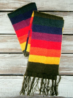 Rainbow Alpaca Scarf For Men & Women