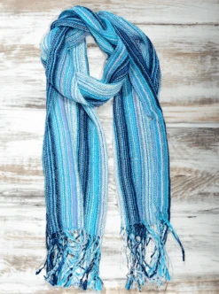 Striped Alpaca Scarf