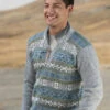 Ski Fair Isle Alpaca Sweater For Men