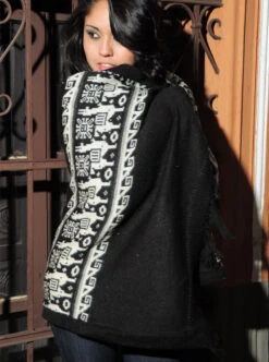 Alpaca Shawl For Women Open Poncho