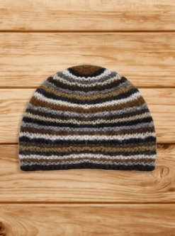 Brown Tones Alpaca Hat