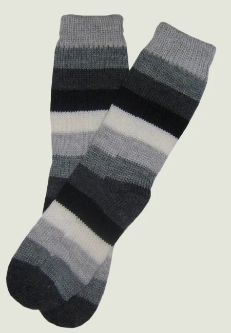 Striped Alpaca Socks 4 Striped Alpaca Socks - Image 4