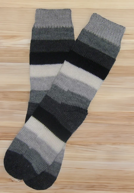 Striped Alpaca Socks 2 Striped Alpaca Socks - Image 2