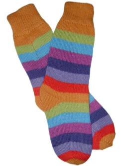 Striped Alpaca Socks 10 Striped Alpaca Socks -Gamboa Fashion ALRBB720 L