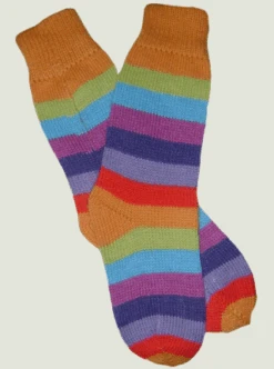 Striped Alpaca Socks 8 Striped Alpaca Socks -Gamboa Fashion ALRBB720 L 1
