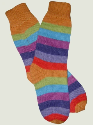 Striped Alpaca Socks 3 Striped Alpaca Socks - Image 3