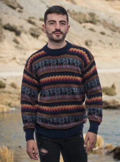 Andean Alpaca Sweater For Men