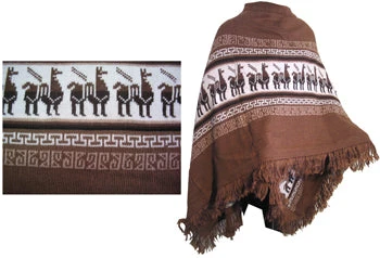 Gray Alpaca Shawl Open Poncho 7 Gray Alpaca Shawl Open Poncho - Image 7