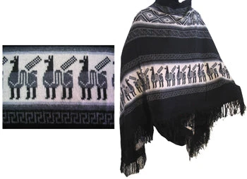 Gray Alpaca Shawl Open Poncho 8 Gray Alpaca Shawl Open Poncho - Image 8