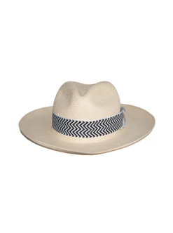 Zigzag Print Hat Band -Gamboa Fashion B14.4