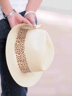 Animal Print Hat Band