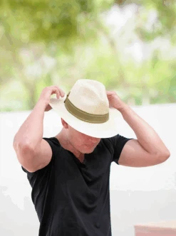 Standard Hat Band - Beige & White -Gamboa Fashion GAHB0014 4b732b34 9efb 4029 8ffd bace59d68cca