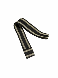 Striped Hat Band - Black & White