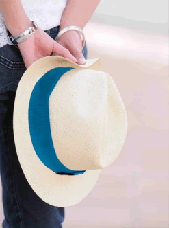 Standard Hat Band - Turquoise -Gamboa Fashion GAHB0033 dc36197b 7a62 427f 8e4b 1b221d007fa4