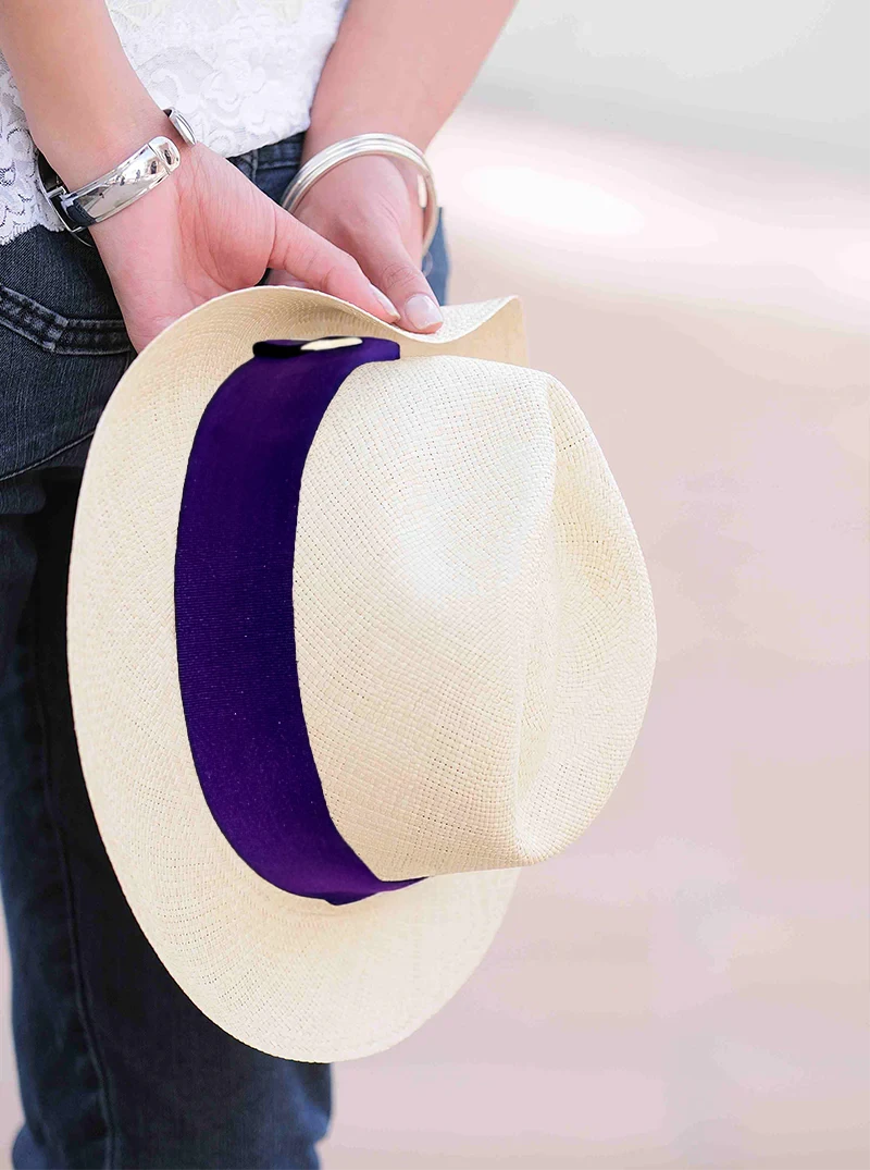 Standard Hat Band - Purple 2 Standard Hat Band - Purple - Image 2