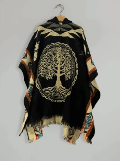 Mexican Serape Poncho | Tree Of Life