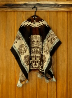 Authentic Mexican Poncho For Men | Aztek Figures