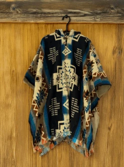 Authentic Mexican Serape Poncho | Tribal Patterns