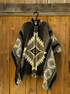 Mexican Tribal Aztek Poncho For Men