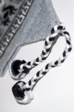 Andean Alpaca Hat With Braids -Gamboa Fashion YAS 8146 copy