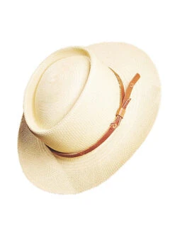 Panama Montecristi Hat - Gambler (Chemise) - (Grade 13-14)