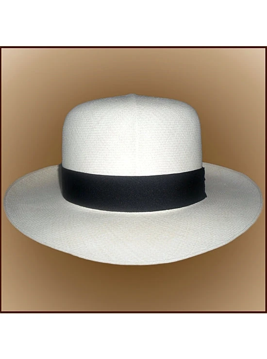 Panama Montecristi Hat - Colonial (Optimo) - (Grade 13-14) 2 Panama Montecristi Hat - Colonial (Optimo) - (Grade 13-14) - Image 2