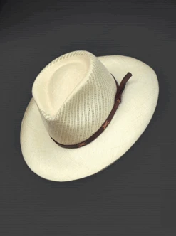 Panama Montecristi Hat - Fretwork Ausin For Men (Grade 25)
