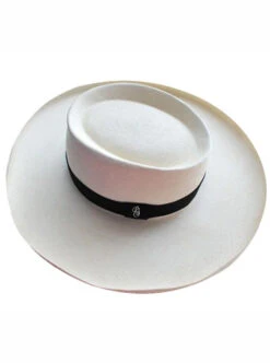 Panama Montecristi Hat - Gambler For Men Wide Brim