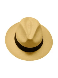 Light Brown Panama Hat - Fedora Hat -Gamboa Fashion demarpa0001 v5 L