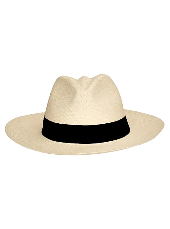 Natural Panama Hat Women - Fedora Hat 4 Natural Panama Hat Women - Fedora Hat - Image 4