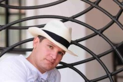 Natural Panama Hat - Fedora Montecristi - Grade 7-8 -Gamboa Fashion demarpa0006