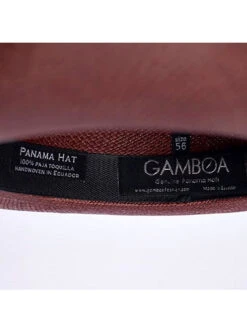 Cuban Fedora Panama Hat - Dark Brown Panama Hat For Men -Gamboa Fashion demarpa0021 v7 L