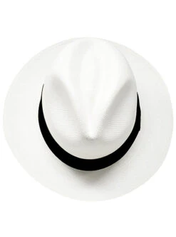 White Panama Hat - Fedora Hat Roll Up -Gamboa Fashion demarpa0024 v5 L