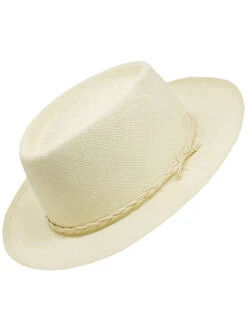 Natural Panama Hat - Gambler Hat