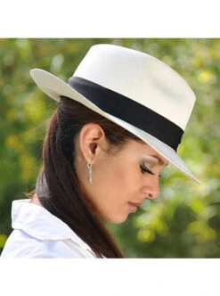 Fedora Panama Hat - Montecristi (Grade 11-12) -Gamboa Fashion demarpa0030w L
