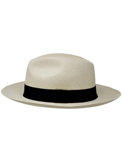 Panama Montecristi Hat - Fedora (Grade 13-14) -Gamboa Fashion demarpa0034 v3 L