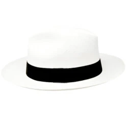 Classic White Fedora Hat For Men -Gamboa Fashion demarpa0037 v3 L fbd13c42 ed07 4c13 8fff 85e7c70713e9