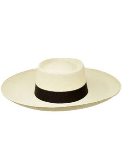 Natural Panama Hat - Wide Brim Gambler Hat 10 Natural Panama Hat - Wide Brim Gambler Hat -Gamboa Fashion demarpa0088 v4 L
