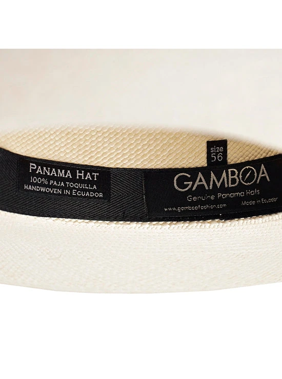 Natural Panama Hat - Wide Brim Gambler Hat 7 Natural Panama Hat - Wide Brim Gambler Hat - Image 7