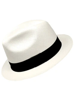White Panama Hat For Women - Borsalino Hat