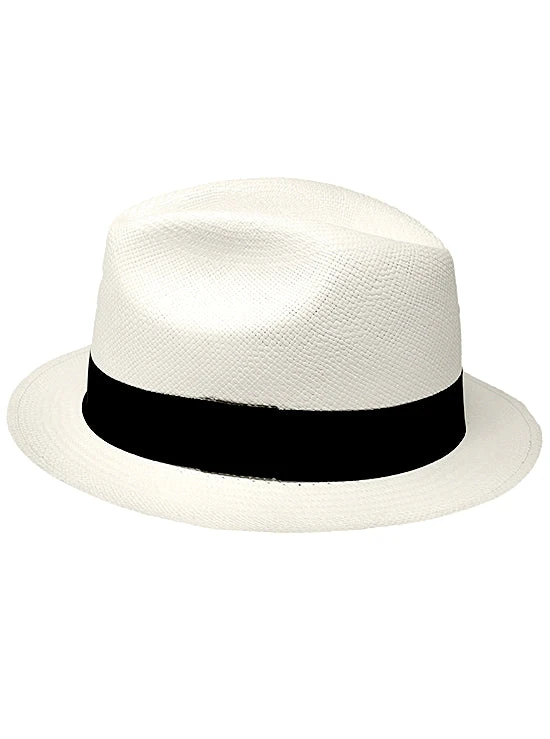 White Panama Hat For Women - Borsalino Hat 4 White Panama Hat For Women - Borsalino Hat - Image 4