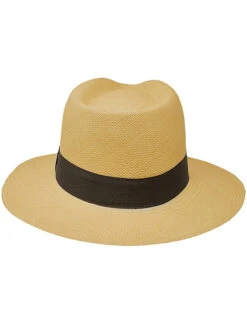 Light Brown Panama Hat - Ausin Hat -Gamboa Fashion demarpa0093 v3 L