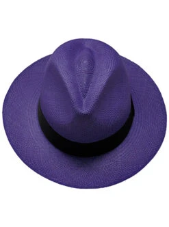 Purple Panama Hat - Fedora Hat -Gamboa Fashion demarpa0098 v4 L