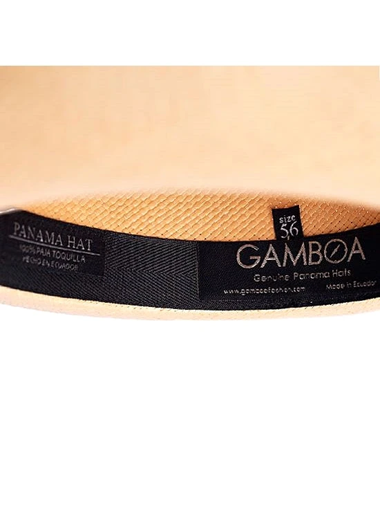 Light Brown Panama Hat - Gambler Hat 7 Light Brown Panama Hat - Gambler Hat - Image 7