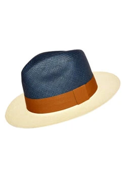 Bicolor Cuban Panama Hat - Fedora Cuban Hat Enterprise