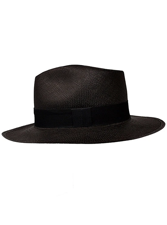 Black Panama Hat - Ausin 3 Black Panama Hat - Ausin - Image 3